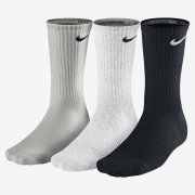 Meia Nike Cano Alto Pacote C/ 3 Pares Multicolor
